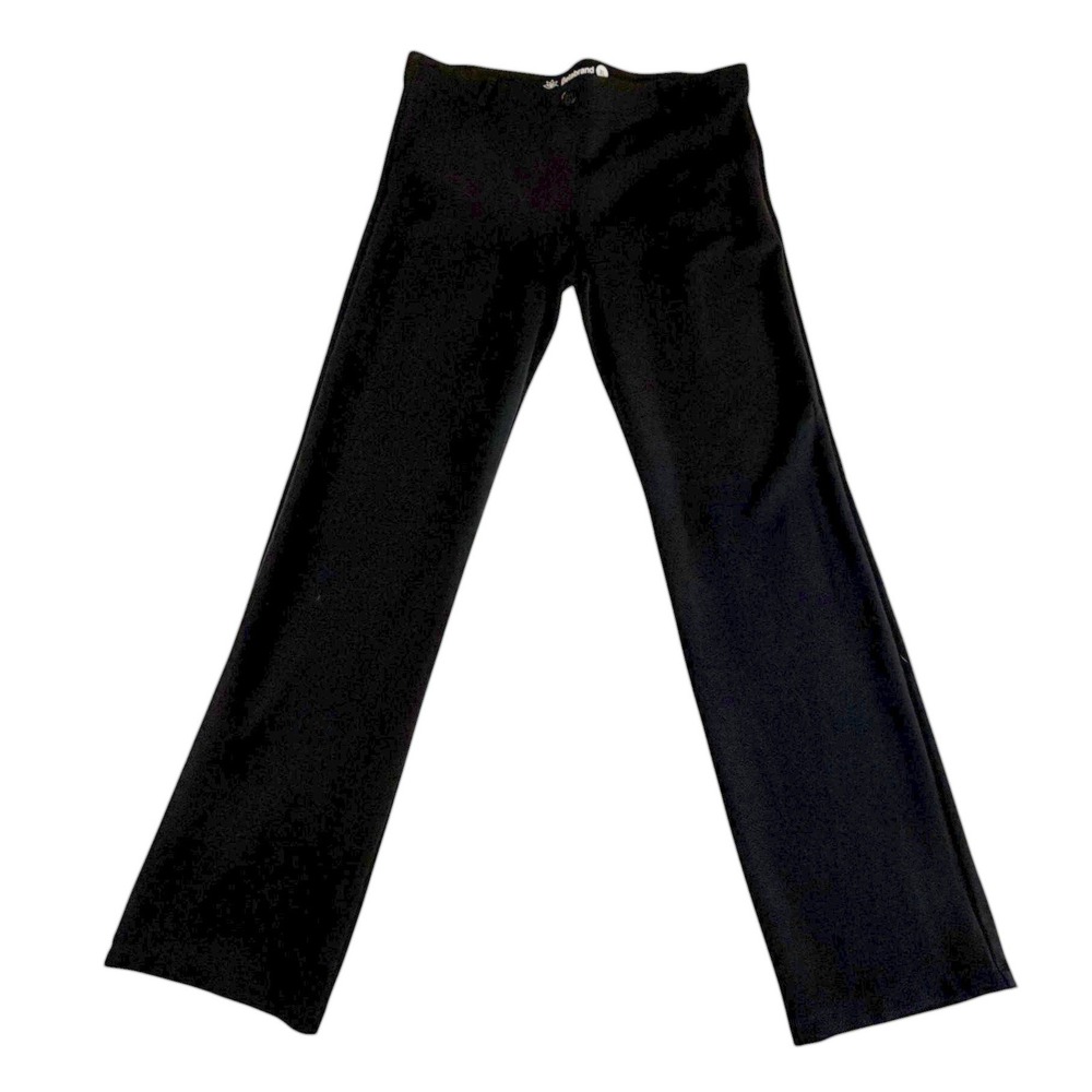 Betabrand Dress Pant Yoga Pants XL Black Straight Leg W0076-BK Office Wear